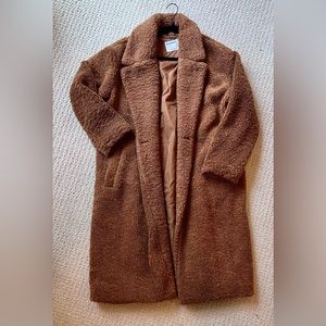 Old Navy Long shin-length Sherpa coat